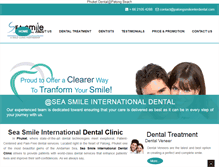 Tablet Screenshot of patongsmileinterdental.com